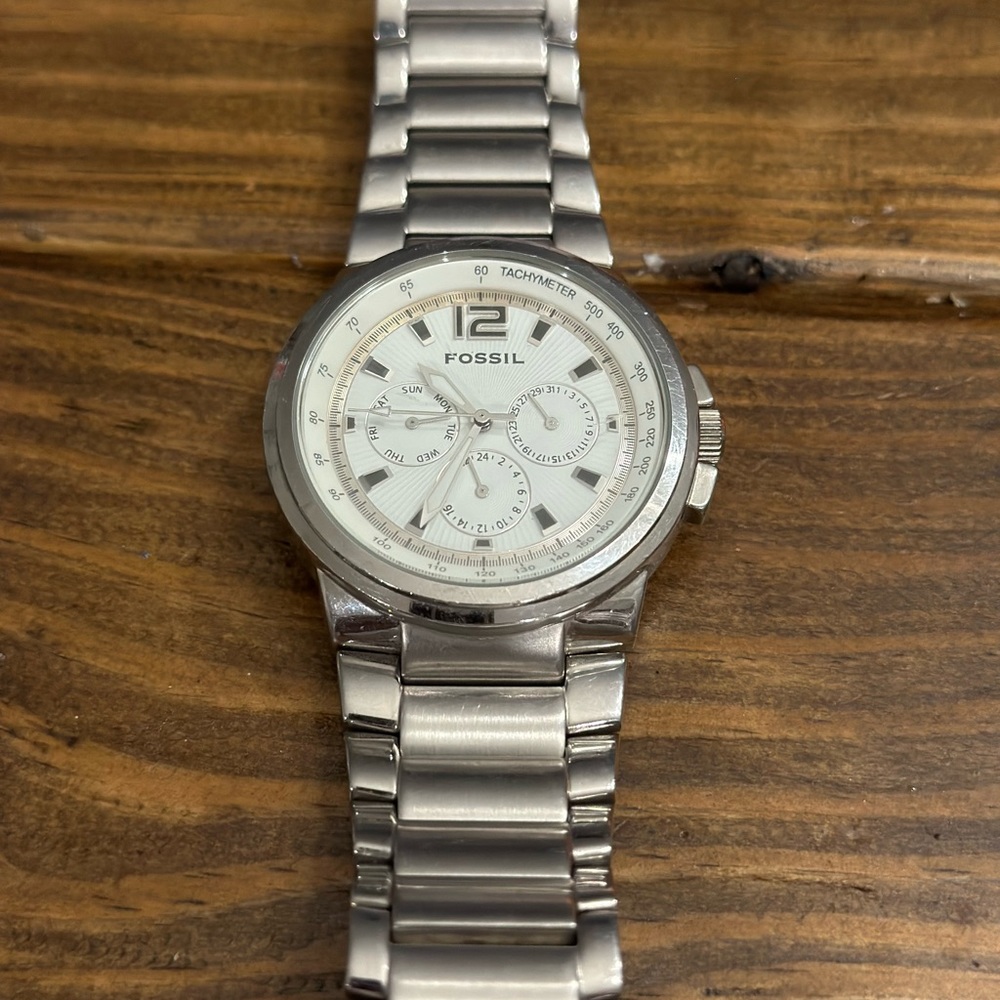 Fossil Arkitekt FS-4124 Stainless Steel Quartz